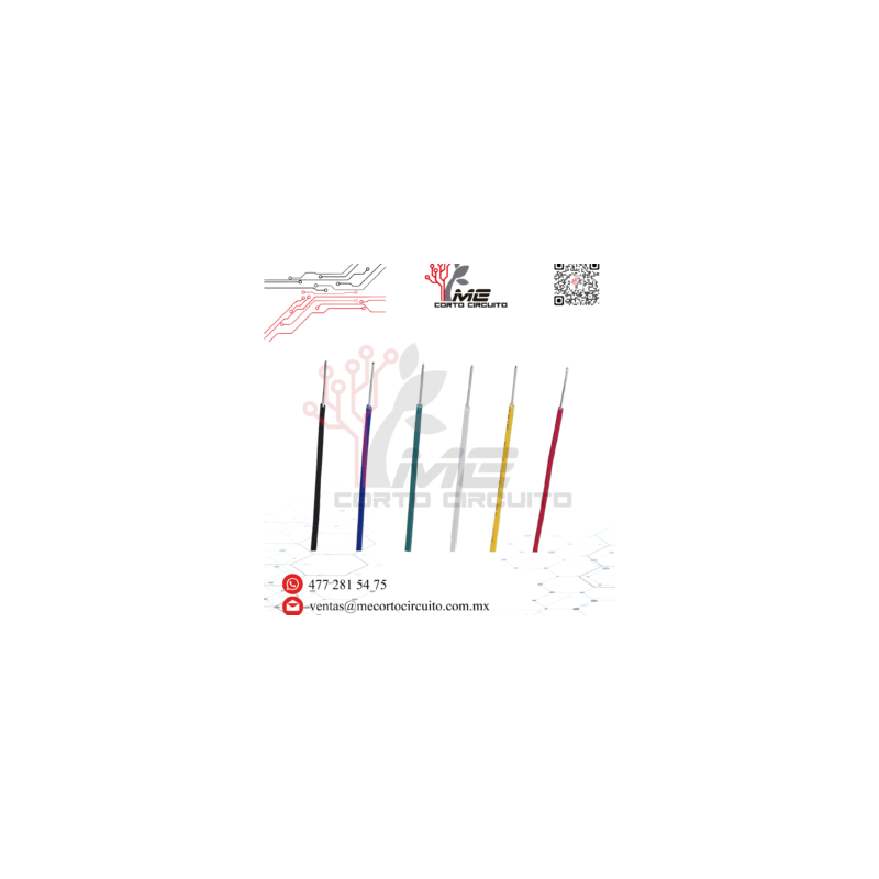 ALAMBRE PARA PROTOBOARD CAL.22 1 METRO