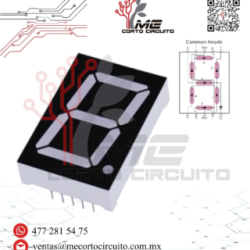 DISPLAY 7 SEGMENTOS .56 IN ÁNODO