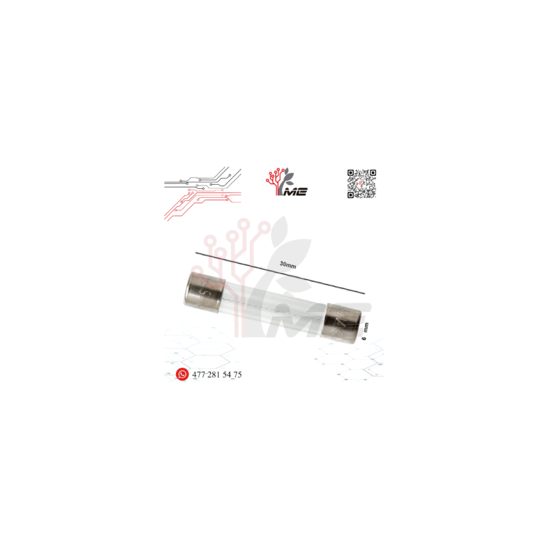 FUSIBLE DE VIDRIO AMERICANO 250V