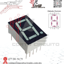 DISPLAY 7 SEGMENTOS .56 IN CÁTODO