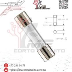FUSIBLE DE VIDRIO EUROPEO 250V