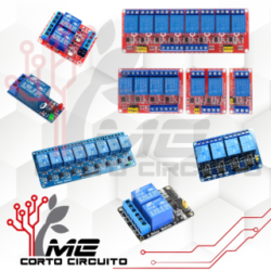 MODULO RELEVADOR CON OPTOACOPLADOR