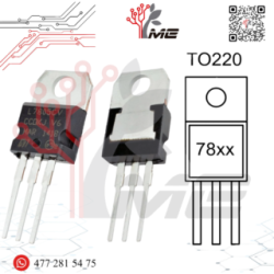 REGULADOR DE VOLTAJE POSITIVO 78 ** TO-220