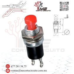 SWITCH MINI NA ROJO 3A 125V