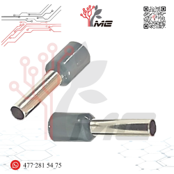 TERMINAL FERRUL C/AISLANTE 4 MM GRIS