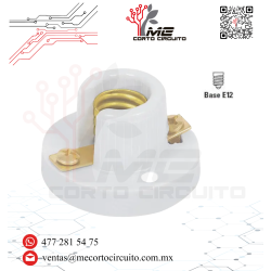 PORTALAMPARA BASE E12