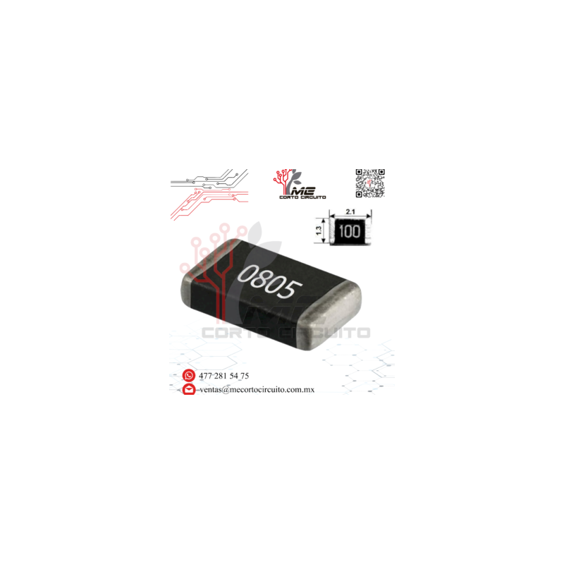 RESISTENCIA SMD 0805 5%