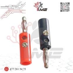 PLUG BANANA ATORNILLABLE