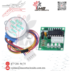 MOTOR PASO A PASO 28BYJ-48 5V CON DRIVER ULN2003