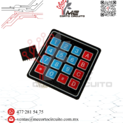 TECLADO MATRICIAL MEMBRANA MATRIX KEYPAD 4X4
