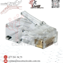 CONECTOR PLUG RJ45 CAT 6E