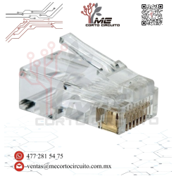 CONECTOR PLUG RJ45 CAT 6E