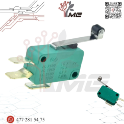 MICROSWITCH CON PALANCA 16A 125/250V