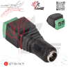 CONECTOR DE CORRIENTE HEMBRA 3.5MM C/TERMINAL ATORNILLABLE