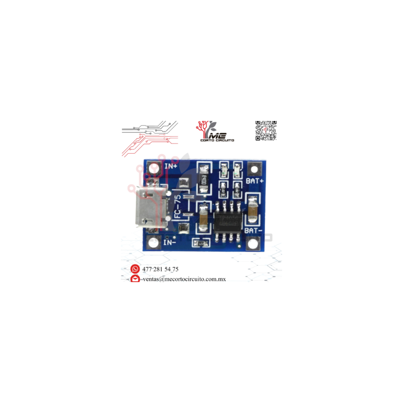 MÓDULO DE CARGA TP-4056
