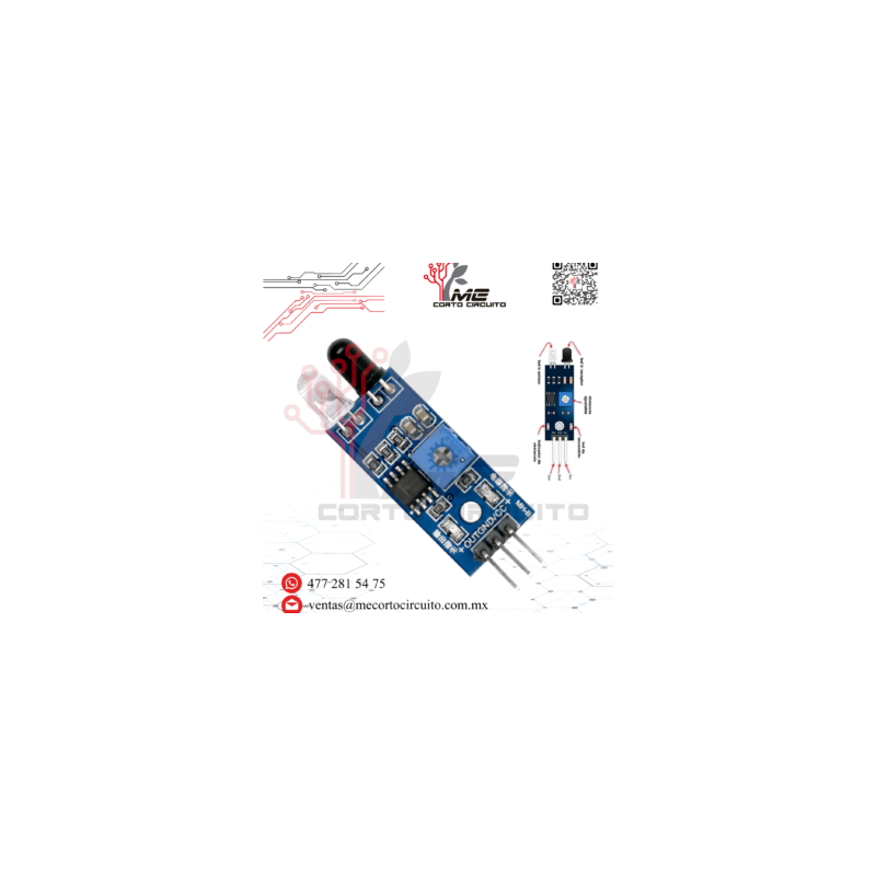 MODULO DETECTOR DE OBSTÁCULOS FC-51 INFRARROJO