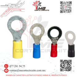 TERMINAL FASTON C/REC OJILLO CAL. 22-16 AWG