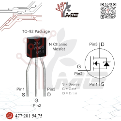 TRANSISTOR MOSFET 2N7000 TO-92