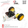 CHASIS CARRO ROBOT 2 RUEDAS