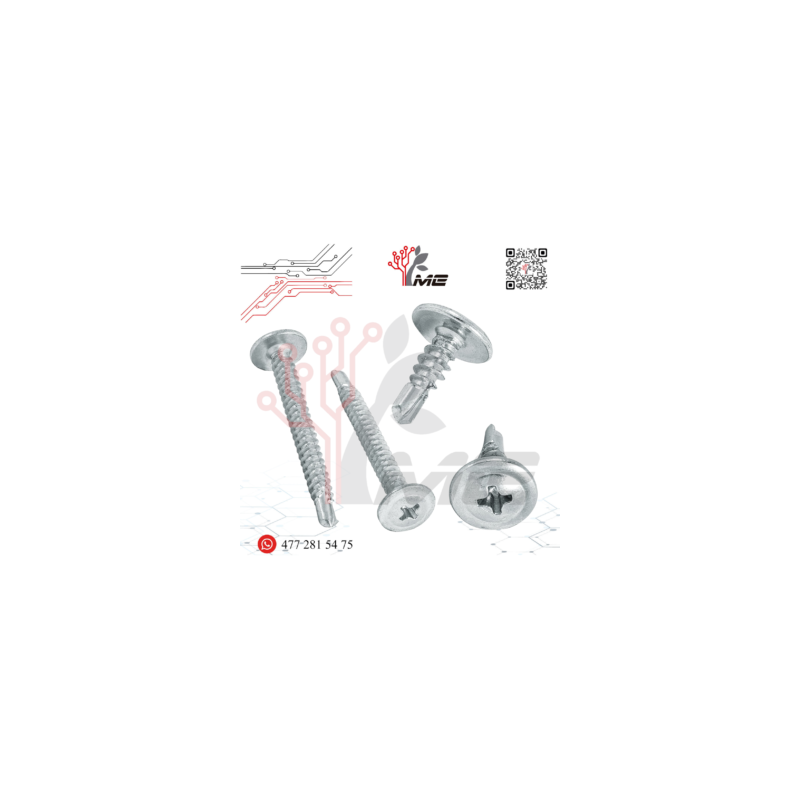 PIJA DE ACERO CABEZA DE CRUZ