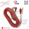 CABLE PARA AUDIO RCA 2 PLUG EN L – 2 PLUG RECTO