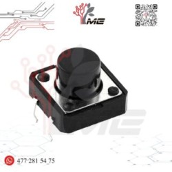 PUSH BUTTON 4 PINES 12mm