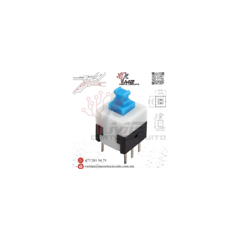 MICRO SWITCH 6 PINES 0.5A 30V