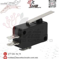 MICRO SWITCH 3 PINES CON LAMINA 16A 250V