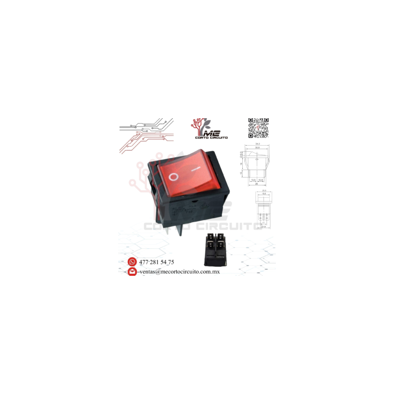 SWITCH CON PILOTO ON – OFF