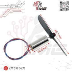 MINI MOTOR CON HELICE 3.7V