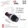 PORTAFUSIBLE EUROPEO DE ROSCA 5X20MM