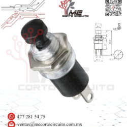 SWITCH MINI NC NEGRO 3A 125V