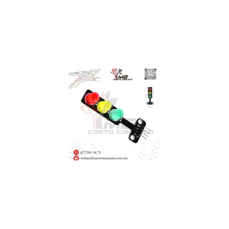 MÓDULO MINI SEMAFORO 5V