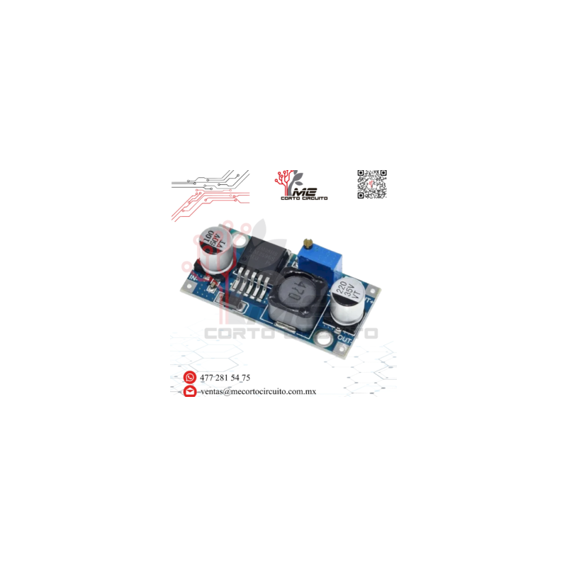 CONVERTIDOR VOLTAJE DC-DC STEP-DOWN 3A LM2596