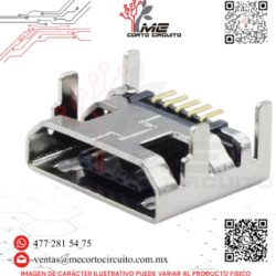 JACK MICRO USB 5 PINES