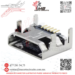 JACK MICRO USB 5 PINES