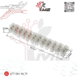 BANCO DE TERMINALES 2 FILAS 24 TORNILLOS
