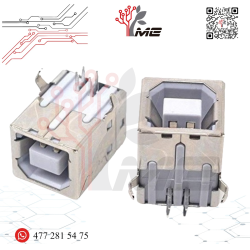 CONECTOR USB TIPO B PARA CHASIS