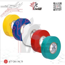 CINTA DE AISLAR DE COLORES 18m X19mm