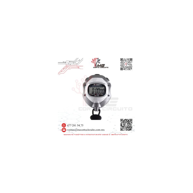 CRONOMETRO Y TEMPORIZDOR 1/100 SEGUNDOS- RE-S018