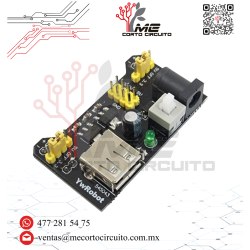 FUENTE DE ALIMENTACION PARA PROTOBOARD MB102 3.3v / 5v
