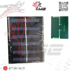 CELDA SOLAR 3V 100 MA 7 * 9 CM