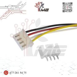 TERMINAL MOLEX XH2.54 MM 4 PINES CON CABLE