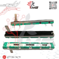 POTENCIÓMETRO LINEAL 10 K 8 PINES 75mm