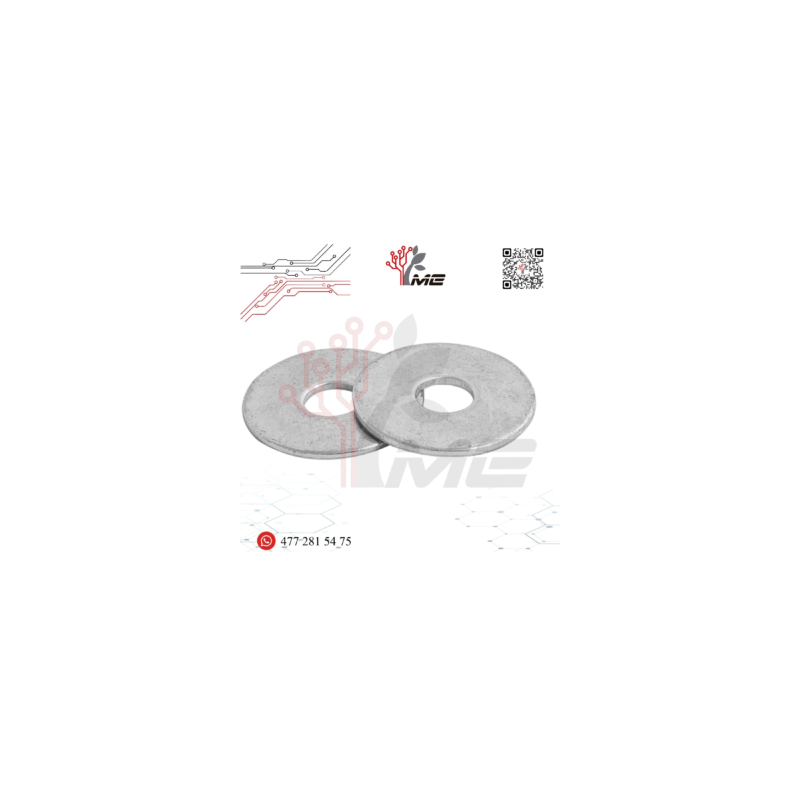 ARANDELA DE ACERO GALVANIZADO 1/4