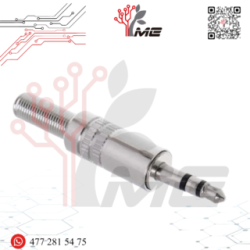 PLUG 3.5 MM STEREO METALICO