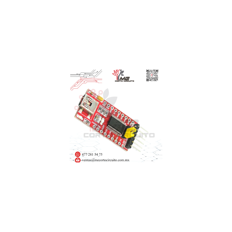 MÓDULO FTDI USB-TTL FT232 3.3-5V