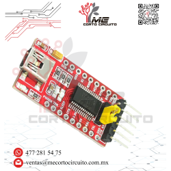 MÓDULO FTDI USB-TTL FT232 3.3-5V