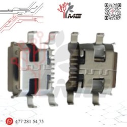 JACK MICRO USB 5 PINES CON CUBIERTA