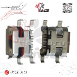 JACK MICRO USB 5 PINES CON CUBIERTA